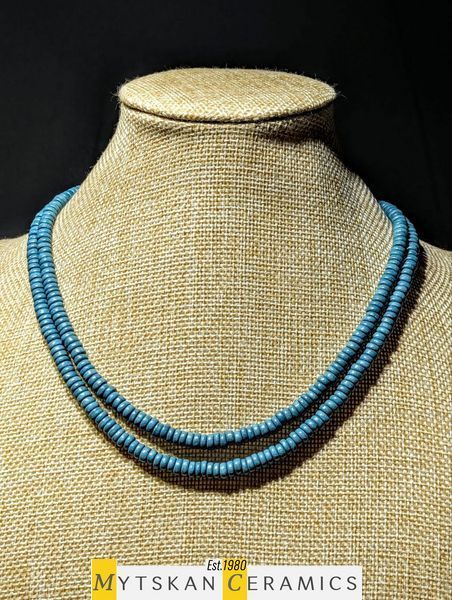 Ceramic necklace, women's jewelry made of natural ceramics. Necklace. Art. 209