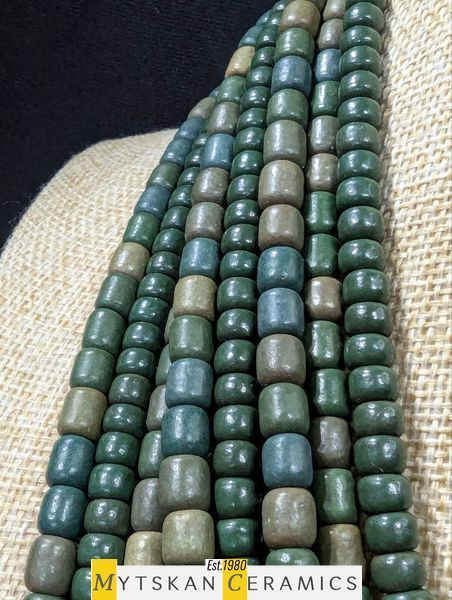 Ceramic necklace, women's jewelry made of natural ceramics. Necklace. Art. 322