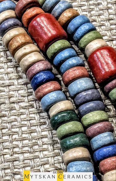 Ceramic necklace, women's jewelry made of natural ceramics. Necklace. Art. 165