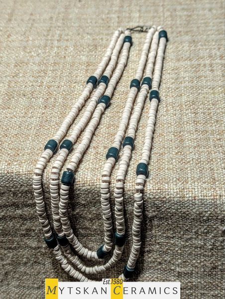 Ceramic necklace, women's jewelry made of natural ceramics. Necklace. Art. 167