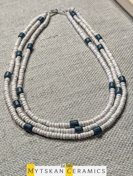 Ceramic necklace, women's jewelry made of natural ceramics. Necklace. Art. 167