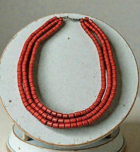 Ceramic necklace, women's jewelry made of natural ceramics. Necklace. Art. 3