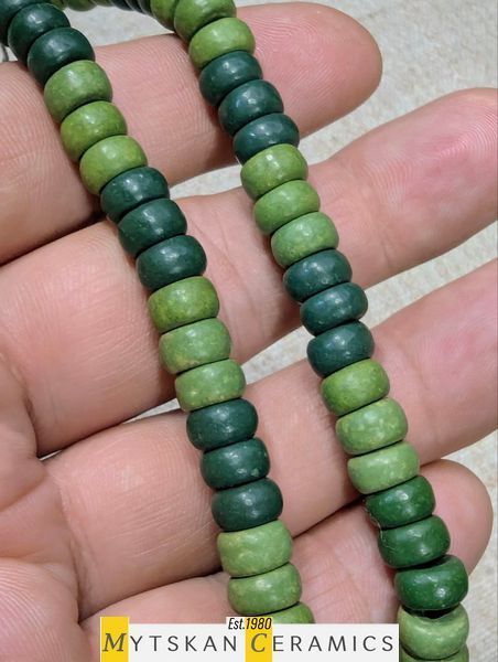 Ceramic necklace, women's jewelry made of natural ceramics. Necklace. Art. 291