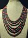 Ceramic necklace, women's jewelry made of natural ceramics. Necklace. Art. 174
