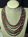 Ceramic necklace, women's jewelry made of natural ceramics. Necklace. Art. 174