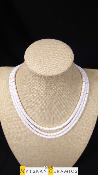 Ceramic necklace, women's jewelry made of natural ceramics. Necklace. Art. 327