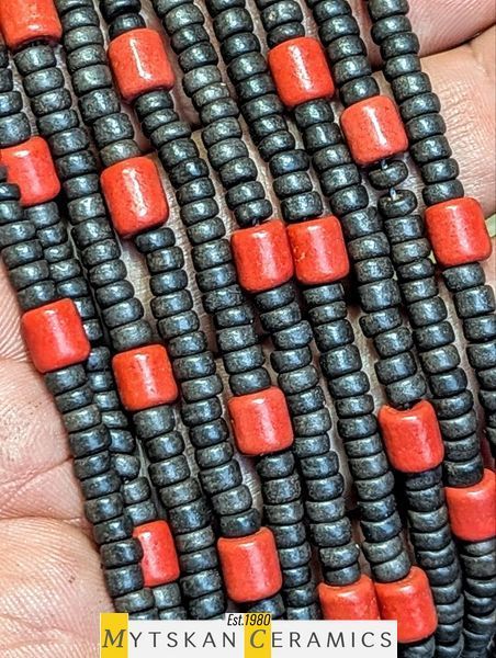 Ceramic necklace, women's jewelry made of natural ceramics. Necklace. Art. 214
