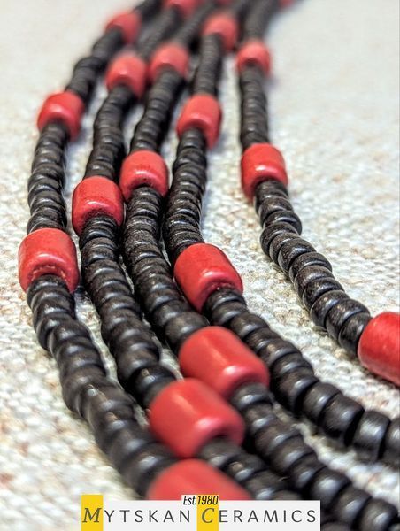 Ceramic necklace, women's jewelry made of natural ceramics. Necklace. Art. 214