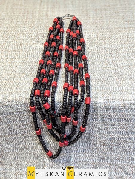 Ceramic necklace, women's jewelry made of natural ceramics. Necklace. Art. 214