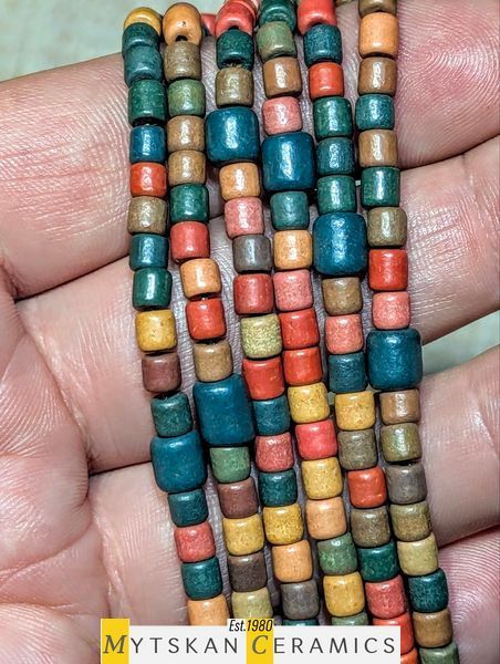 Ceramic necklace, women's jewelry made of natural ceramics. Necklace. Art. 169