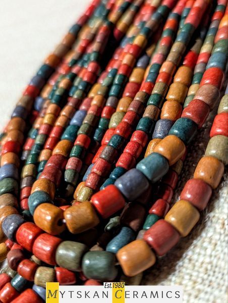 Ceramic necklace, women's jewelry made of natural ceramics. Necklace. Art. 262