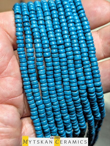Ceramic necklace, women's jewelry made of natural ceramics. Necklace. Art. 175