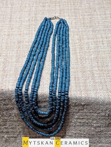 Ceramic necklace, women's jewelry made of natural ceramics. Necklace. Art. 175