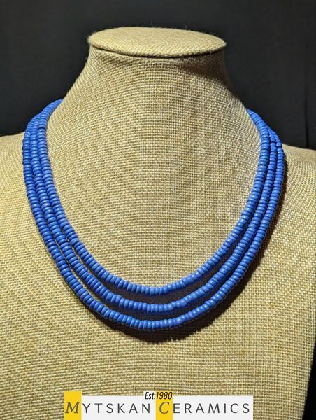 Ceramic necklace, women's jewelry made of natural ceramics. Necklace. Art. 221