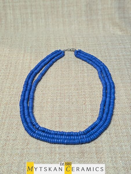 Ceramic necklace, women's jewelry made of natural ceramics. Necklace. Art. 221