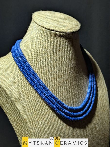 Ceramic necklace, women's jewelry made of natural ceramics. Necklace. Art. 221