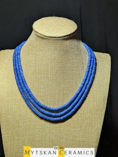 Ceramic necklace, women's jewelry made of natural ceramics. Necklace. Art. 221
