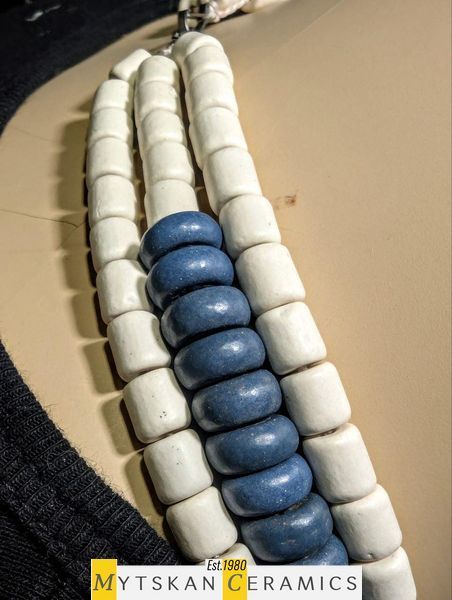 Ceramic necklace, women's jewelry made of natural ceramics. Necklace. Art. 14