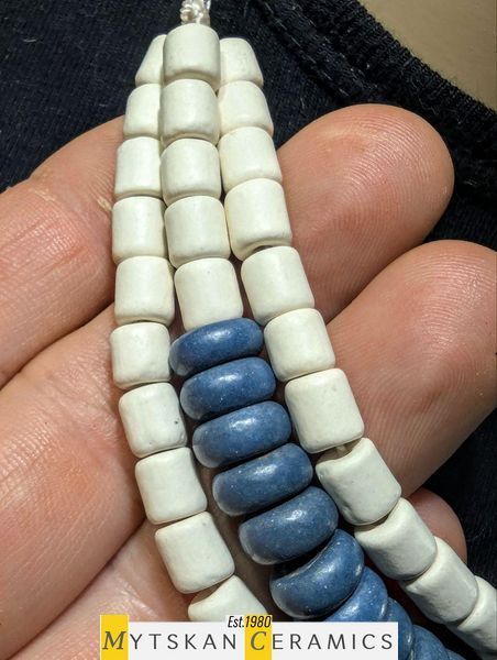 Ceramic necklace, women's jewelry made of natural ceramics. Necklace. Art. 14
