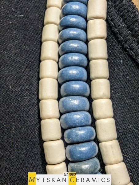 Ceramic necklace, women's jewelry made of natural ceramics. Necklace. Art. 14