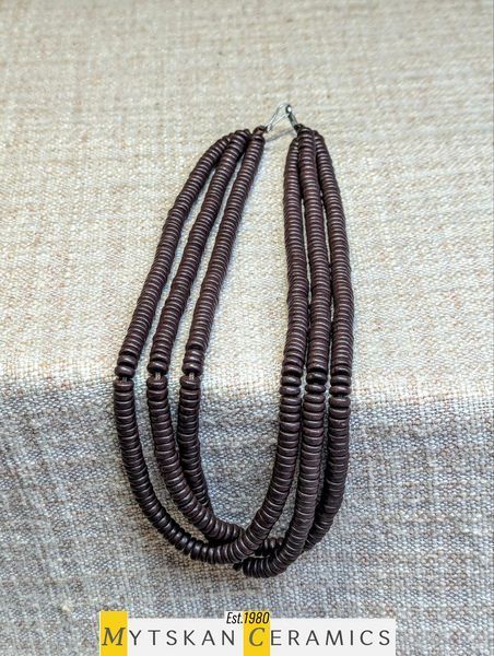Ceramic necklace, women's jewelry made of natural ceramics. Necklace. Art. 177