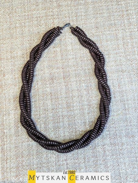 Ceramic necklace, women's jewelry made of natural ceramics. Necklace. Art. 177