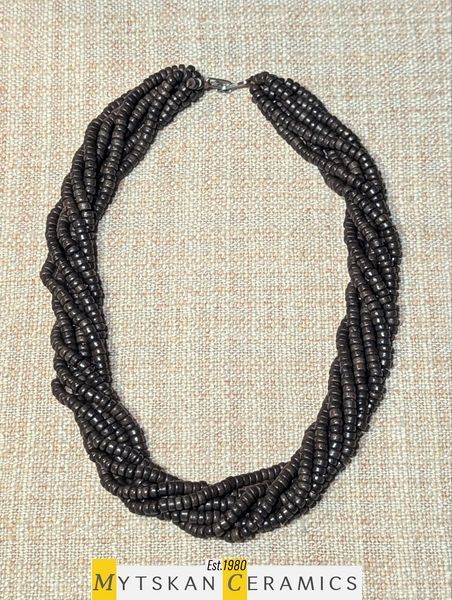 Ceramic necklace, women's jewelry made of natural ceramics. Necklace. Art. 222