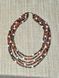 Ceramic necklace, women's jewelry made of natural ceramics. Necklace. Art. 130